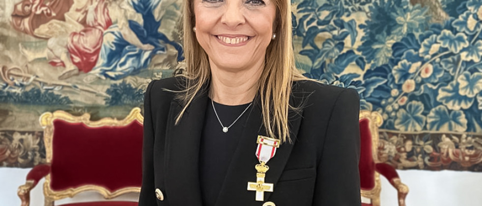 Cristina Cuerno medalla mérito aeronáutico 2022 interior