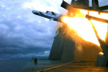 Lanzamiento de un misil NSM desde un buque. Foto Kornsberg