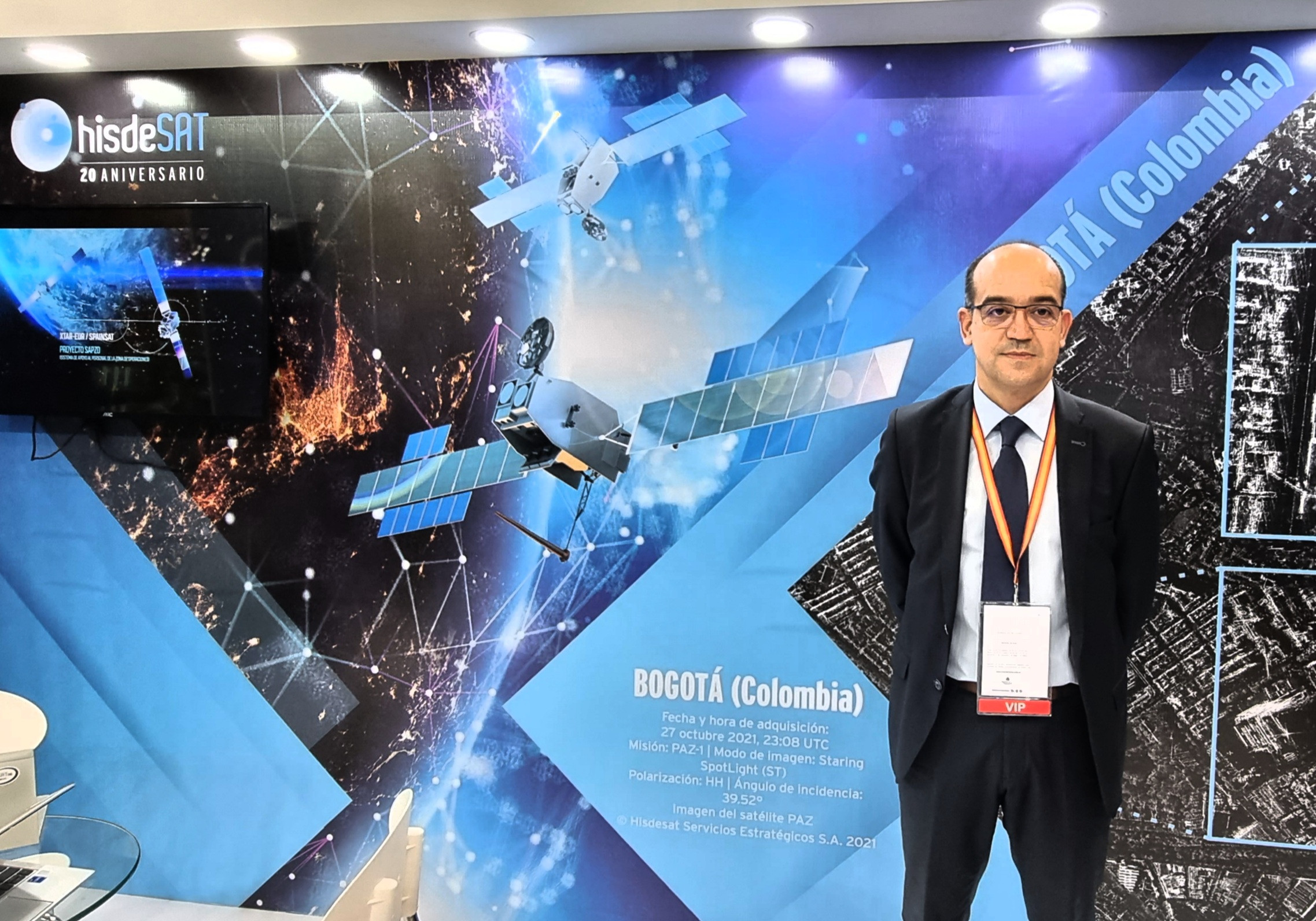 M. Redondo (Hisdesat): &quot;Nuestros sistemas pueden ayudar al sector y a la industria de la defensa de Colombia&quot;