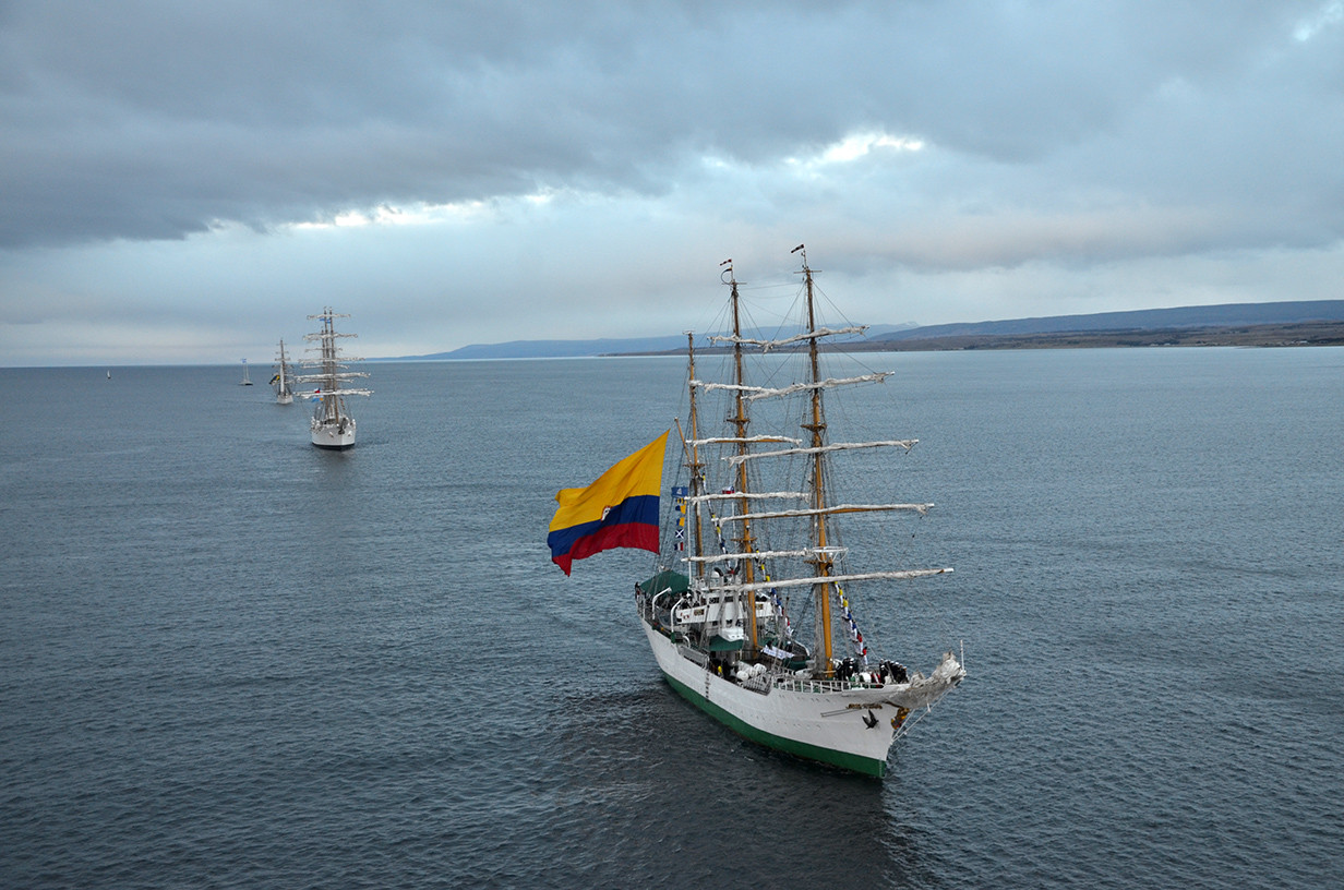 Velas Latinoamérica 2022 efectuará un desfile náutico en la ciudad chilena de Punta Arenas