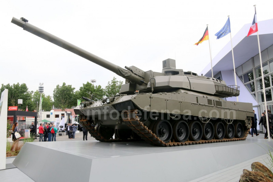 Propuesta de carro de combate franco-alemana EMBT. Foto Ginés Soriano Forte  Infodefensa.com
