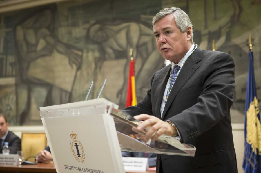 Sendagorta durante su discurso en el Instituto de Ingeniería de España. Foto: Sener