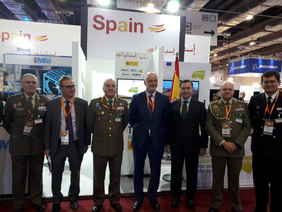 La delegación de la DGAM en el pabellón de España. Foto: Infodefensa.com