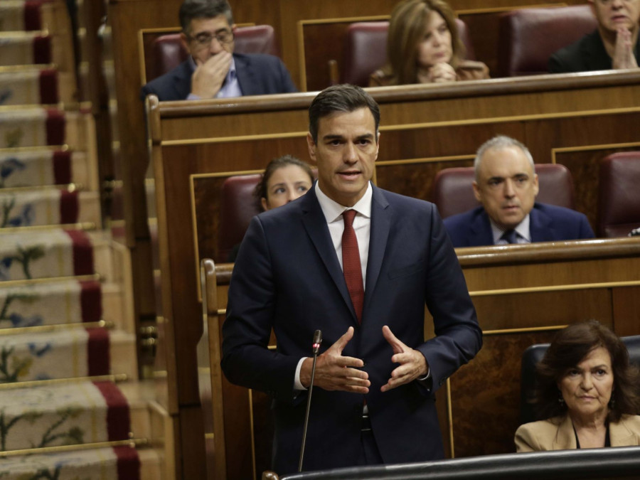Comparecencia de Pedro Sánchez en la Cámara Baja. Foto: Congreso de los Diputados