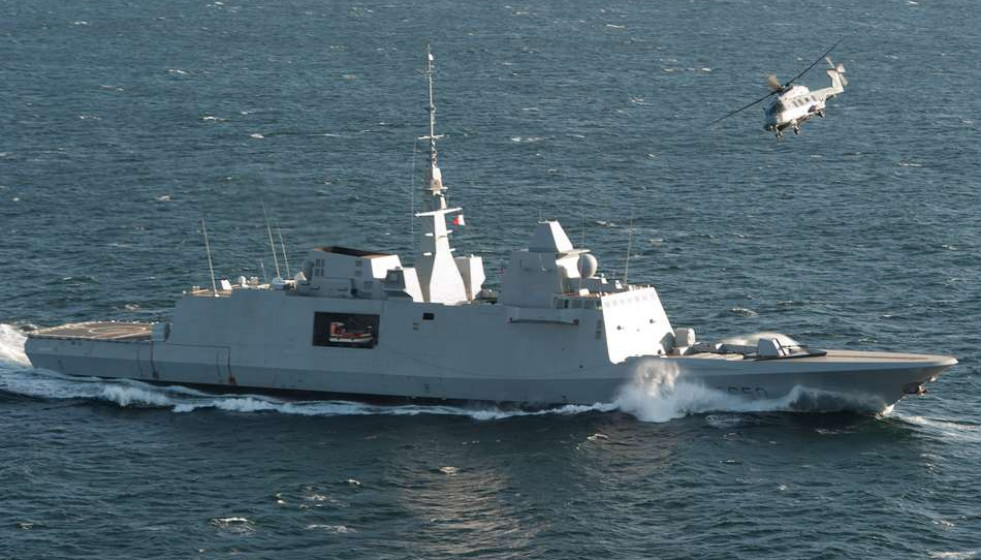 Buque Fremm desarrollado por Naval Group y Fincantieri. Foto: Ministerio de Fuerzas Armadas de Francia