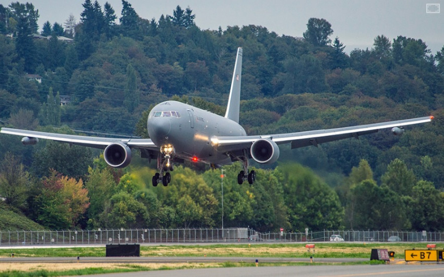 Avión cisterna KC-46. Foto: Boeing