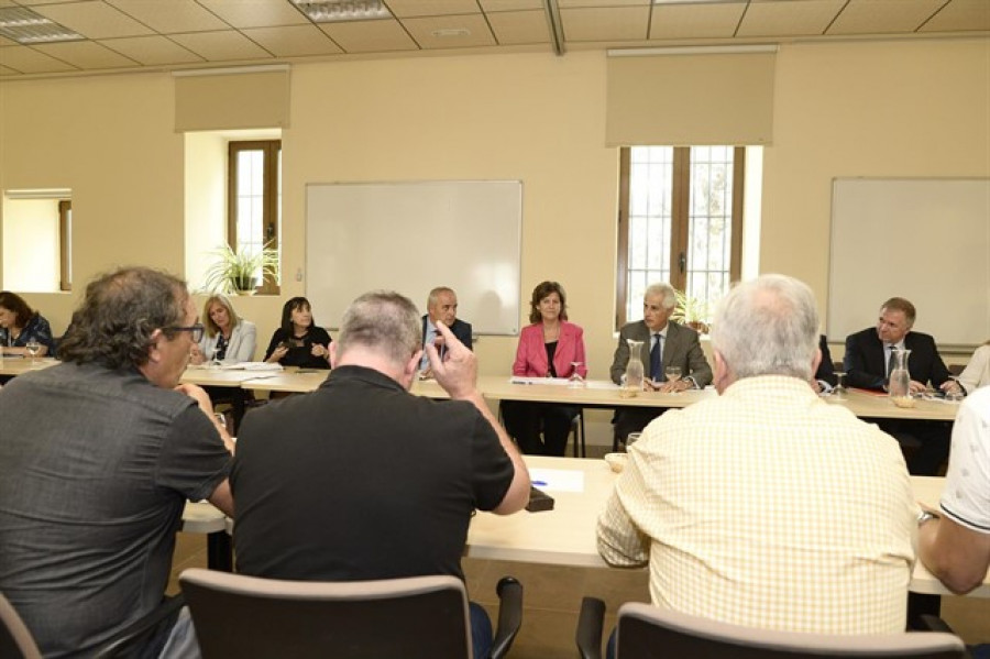 Reunión entre SEPI, Navantia y los sindicatos el pasado miércoles. Foto: SEPI