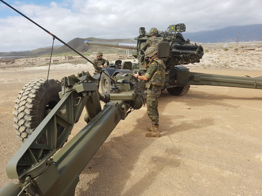 Obús 155 mm SIAC. Foto: Ejército de Tierra