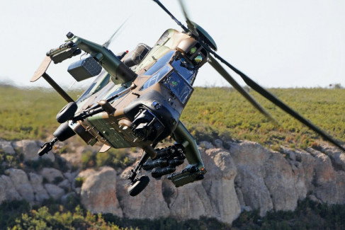 Helicóptero Tigre. Foto: Twitter  florence_parly