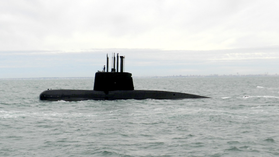 El submarino ARA San Juan. Foto: Archivo de la Armada