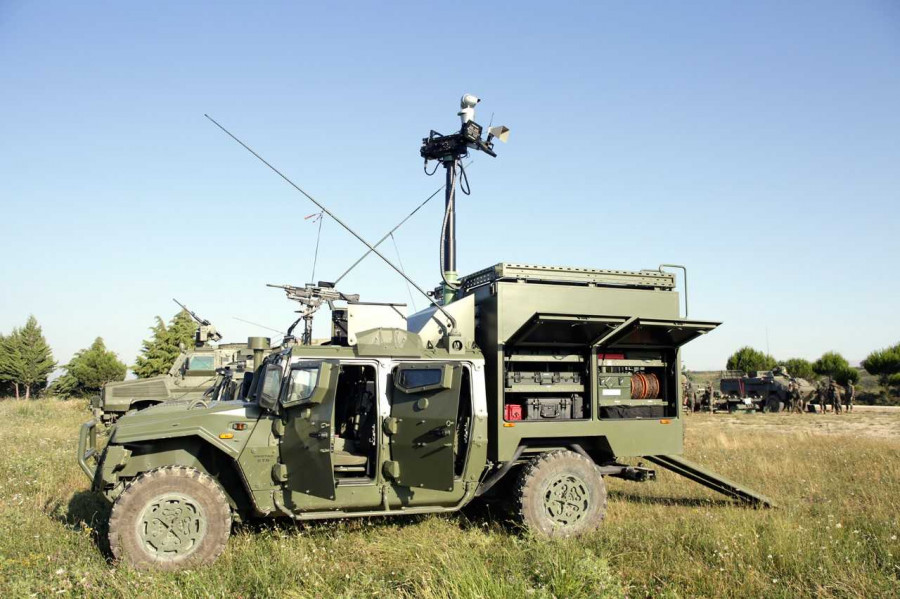 Nuevo Vamtac VEOD. Foto: Ejército de Tierra