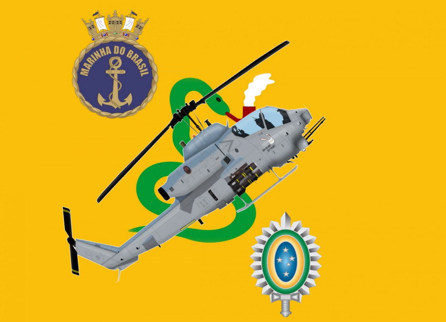 El Ejército y la Marina de Brasil están interesados en el helicóptero Bell Textron AH-1W Super Cobra.
