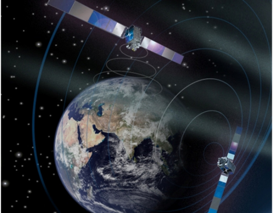 El sistema Spainsat y Xtar-Eur en órbita. Foto: Hisdesat