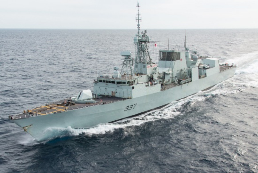 HMCS Fredericton, una de 12 fragatas Clase Halifax de la Marina de Canadá. Foto: Departamento de Defensa de Canadá