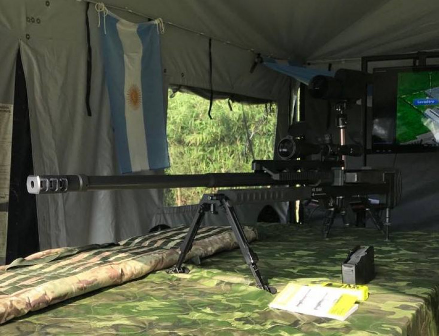 Uno de los fusiles Steyr Mannlicher incorporados. Foto: Ejército argentino