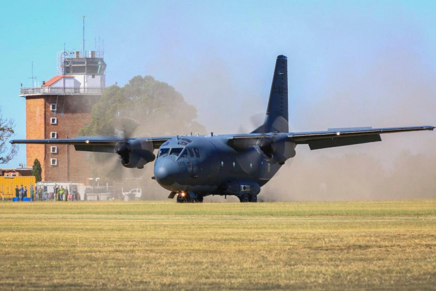 Avión C-27J Spartan de la Fuerza Aérea de Australia. Foto: RAAF