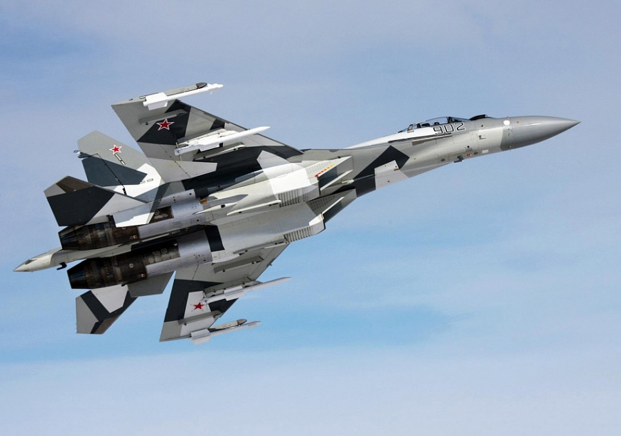 Avión de combate Su-35. Foto: United Aircraft Corporation