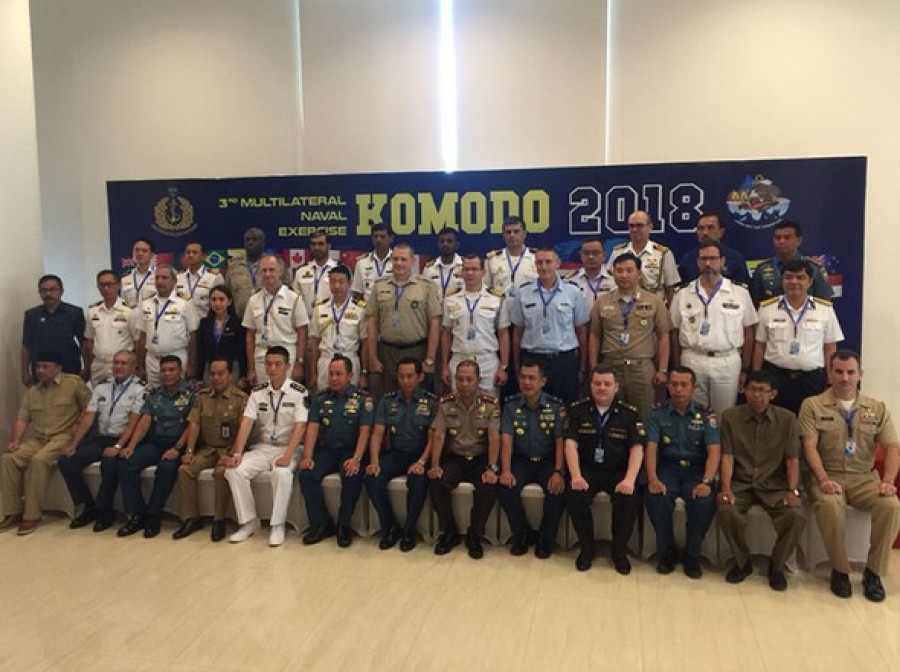 Conferencia Final de Planeamiento del ejercicio Komodo 2018. Foto: Marina de Guerra del Perú.