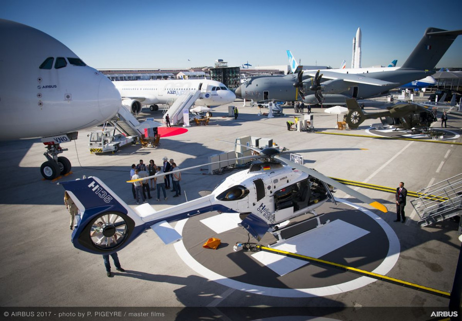 Material de Airbus preparado para su despliegue. Foto: Airbus.