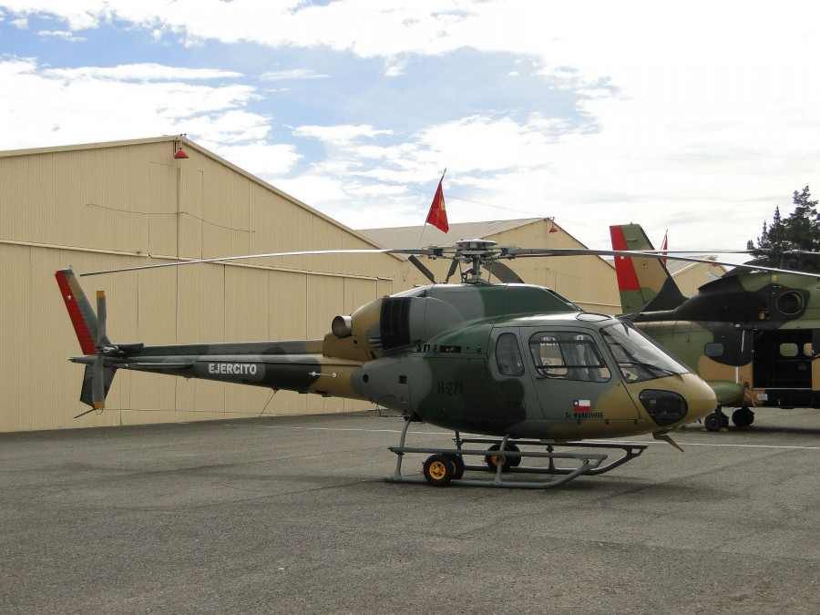 AS355 Ecureuil Brigada de Aviación Ejército de Chile. Foto: Nicolás GarcíaInfodefensa.com