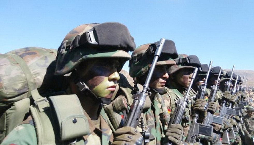 Las Fuerzas Armadas de Bolivia adelantan varios proyectos de equipamiento. Foto: Agencia Boliviana de Información.