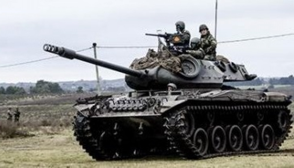 Una unidad de M41A1UR. Foto: Ejército de Uruguay.