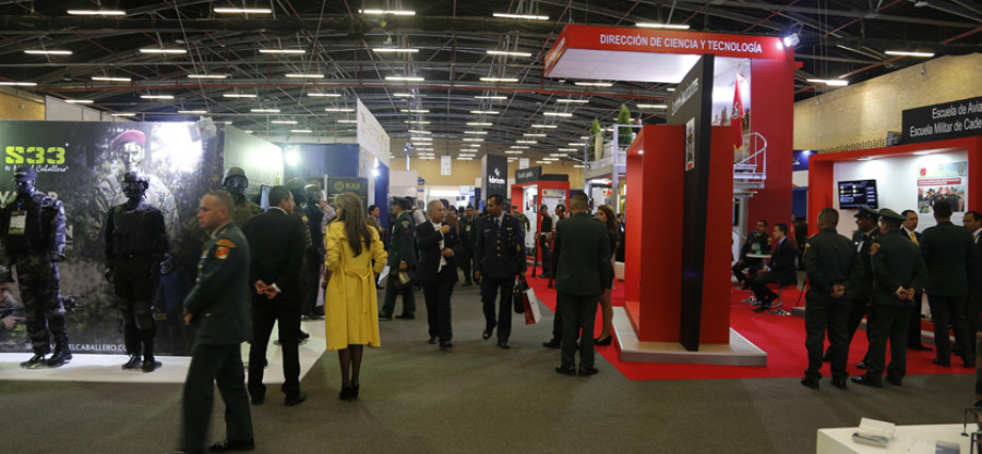 Imagen de la última edición de Expodefensa. Foto: Expodefensa