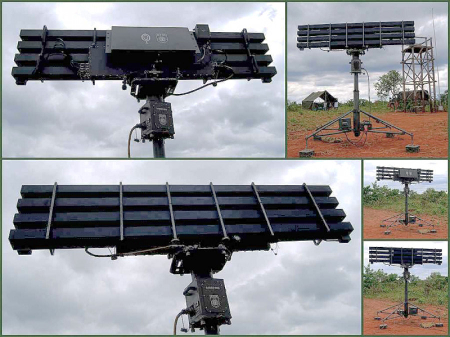 Um protótipo do radar SABER M60 sendo testado em Formosa GO, em 2008 Imagem: Roberto Caiafa