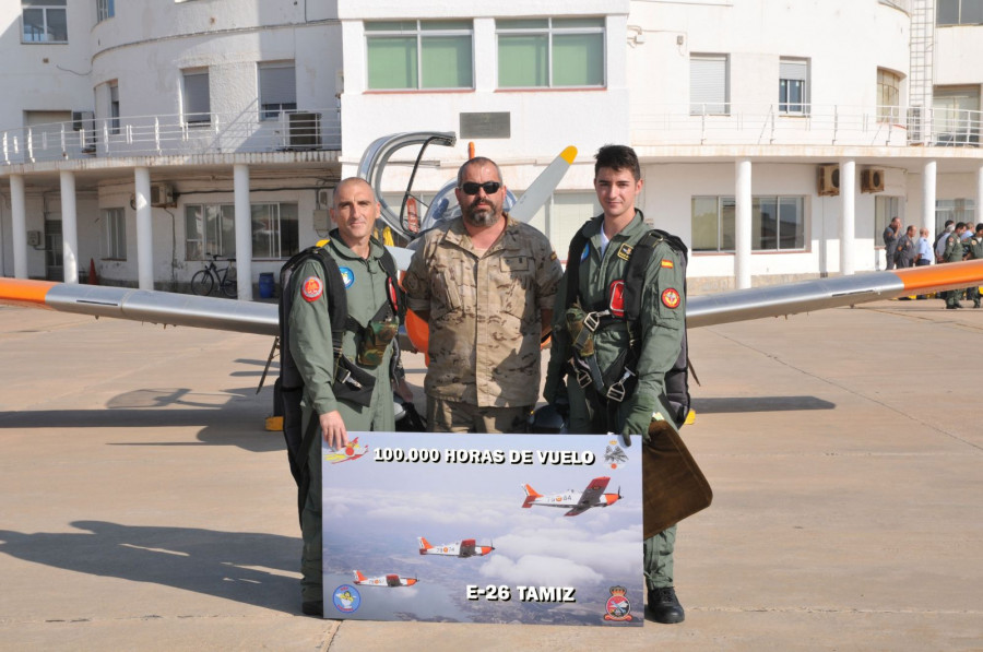 El Tamiz llega a las 100.000 horas de vuelo. Foto: Ejército del Aire