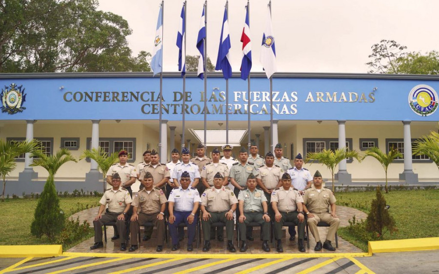 La reunión de la CFAC tuvo lugar en la capital hondureña, a mediados de febrero. Foto: Secretaría de Defensa de Honduras.