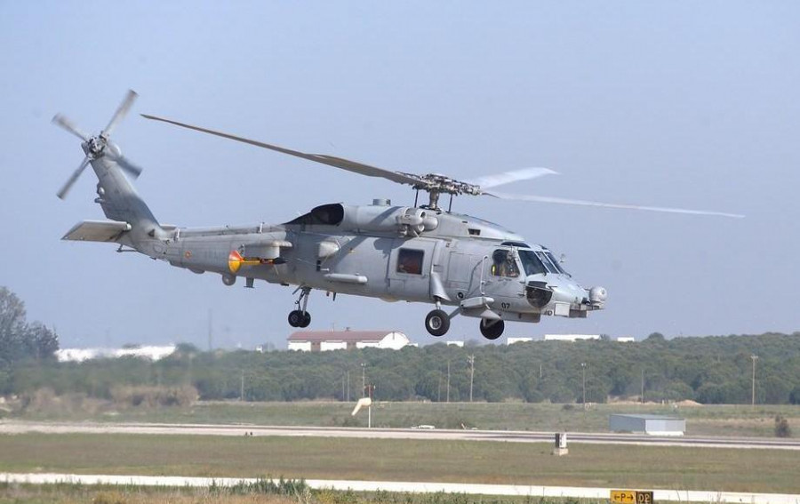 Helicóptero SH-60B. Foto: Armada española