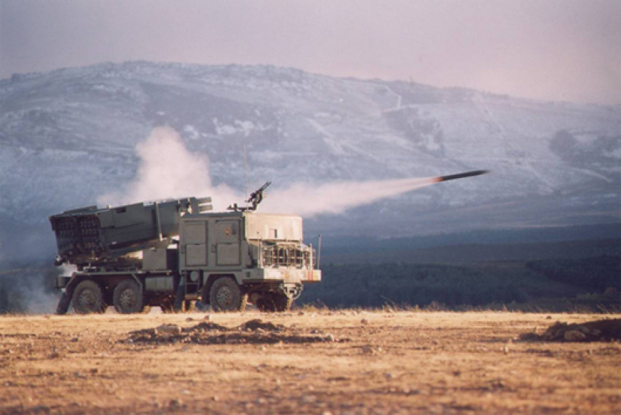 Sistema lanzacohetes Teruel. Foto: Ejército de Tierra
