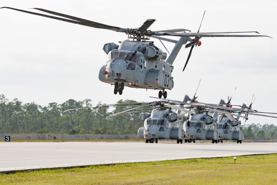 Helicópteros CH-53 King Stallion. Foto: Sikorsky
