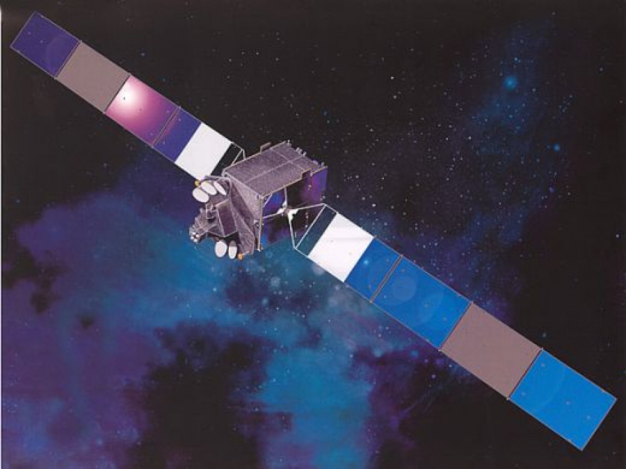 Réplica digital del satélite Xtar-Eur. Foto: Hispasat