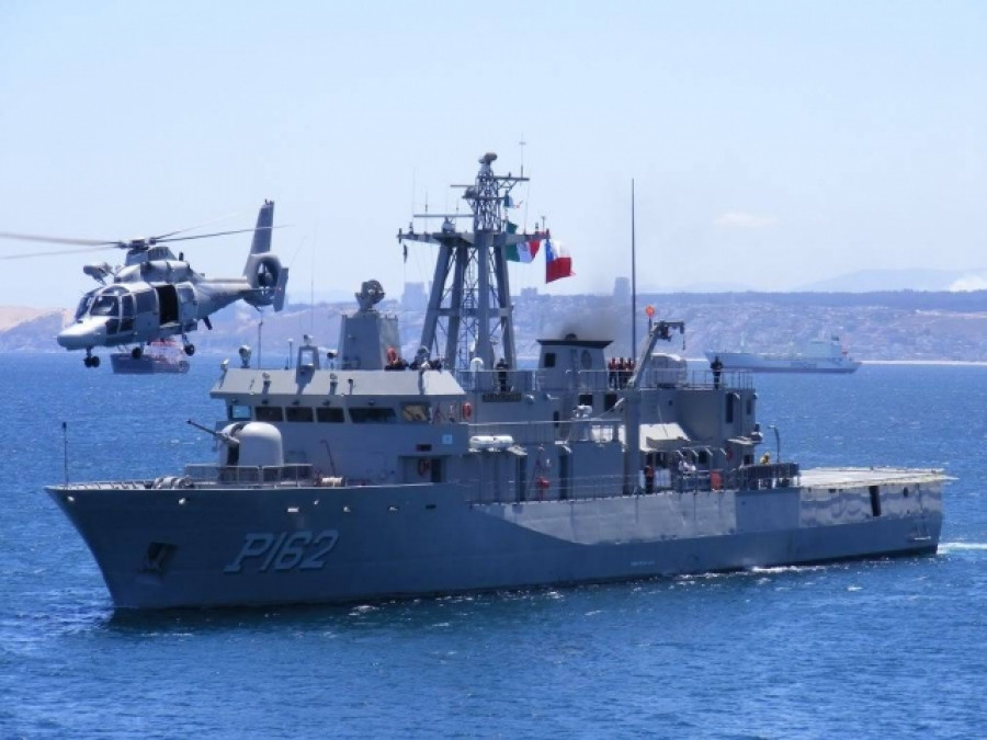 Buque de vigilancia oceánica de la Armada de México. Foto Semar