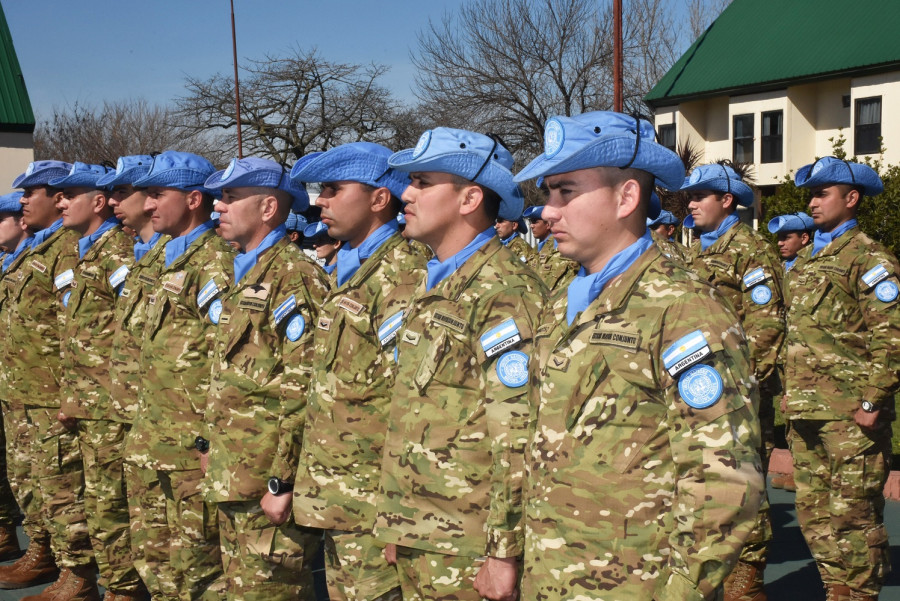 Integrantes de las Fuerzas Armadas argentinas. Foto: Ministerio de Defensa