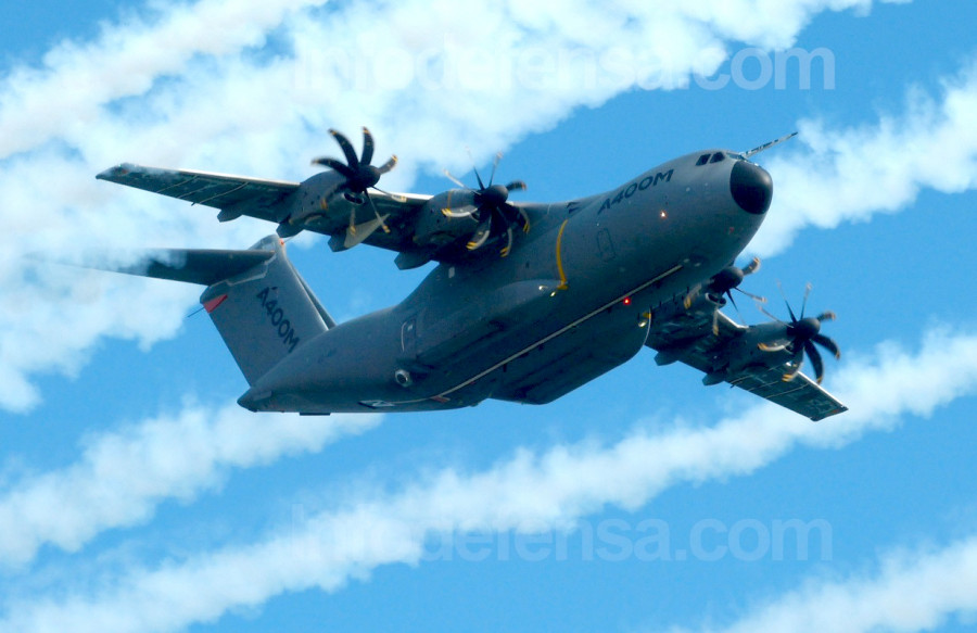 Avión de transporte A400M. Foto: Ginés Soriano Forte  Infodefensa.com