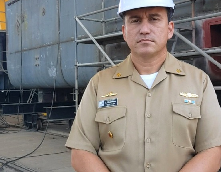 El capitán de fragata Rafael Callamand. Foto: Infodefensa.com