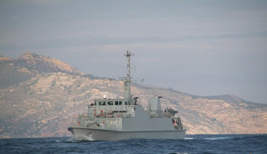 Cazaminas Segura. Foto: Armada española
