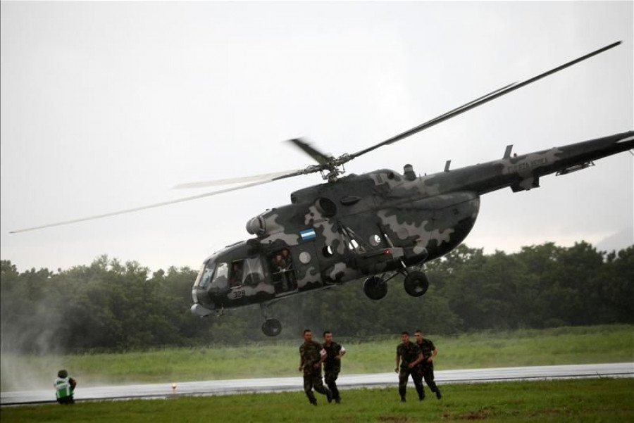 La Fuerza Aérea de Nicaragua cuenta con unos pocos Mi-17. Foto: Ejército de Nicaragua.