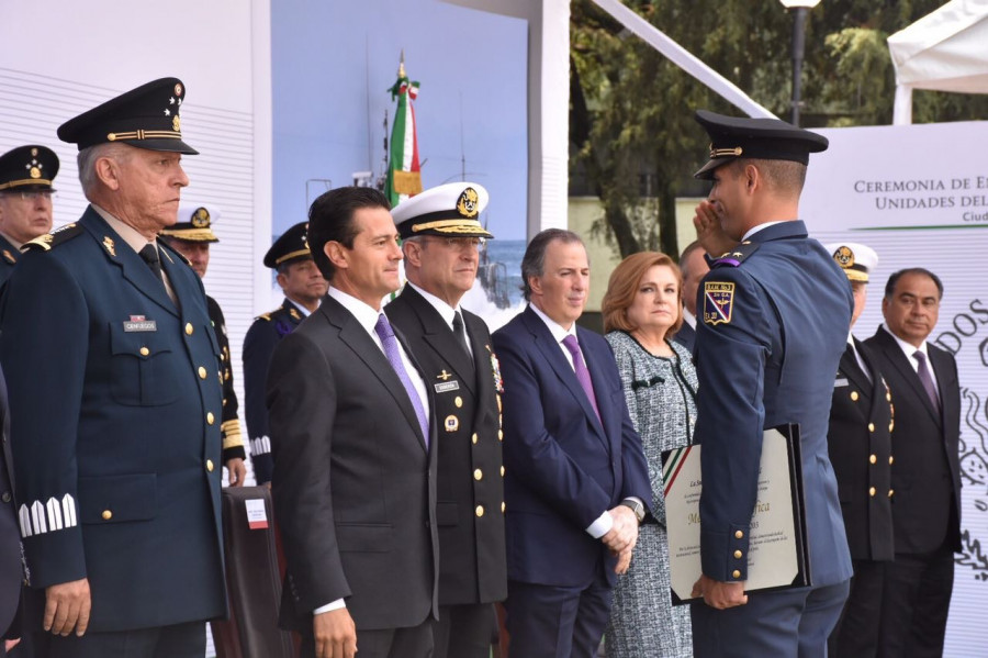 Aspecto de la Ceremonia de Entrega de Menciones Honoríficas. Foto Presidencia Mexico
