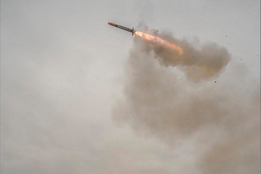 Pruebas de disparo con el sistema Sea Ceptor. Foto: MBDA.