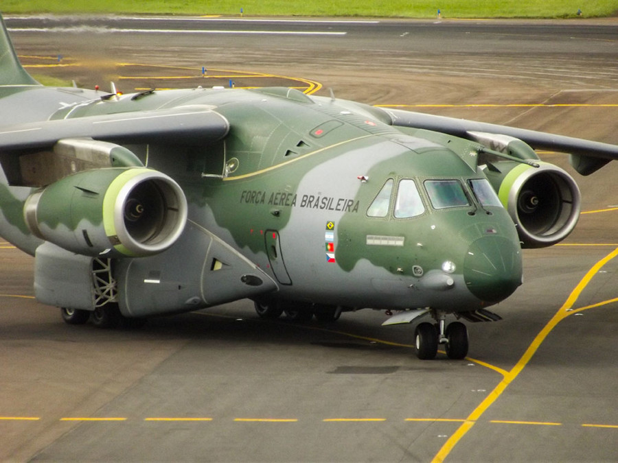 O protótipo Nº02 do KC-390 em Porto Alegre RS. Foto: Gabriel Centeno