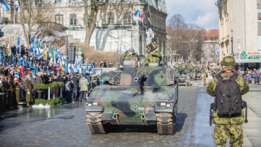 El blindado de infantería de combate CV90 del Ejército de Estonia. Foto: Fuerzas Armadas de Estonia