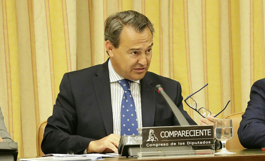 Agustín Conde en la Comisión de Defensa. Foto: Ministerio de Defensa