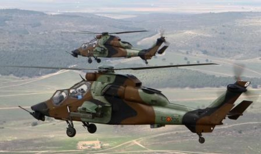 Helicóptero Tigre español. Foto: Ejército de Tierra