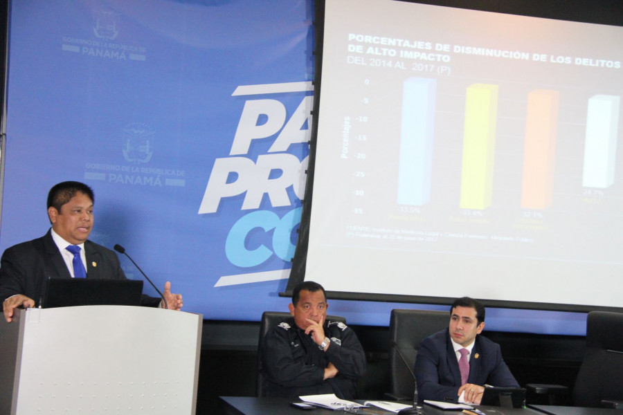 El ministro de Seguridad de Panamá, Alexis Betancourt, brindó detalles del sistema C5. Foto: Ministerio de Seguridad de Panamá.