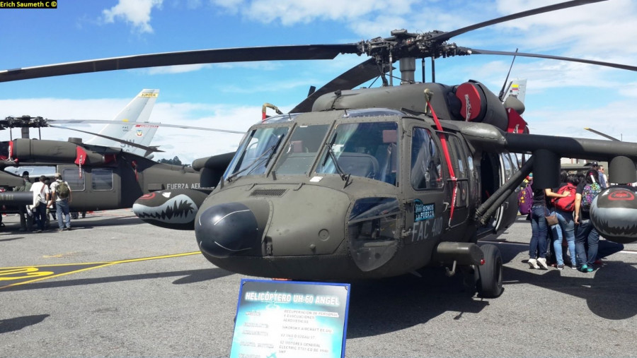 Un Sikorsky Blackhawk UH-60L Ángel. Foto: Erich Saumeth C.