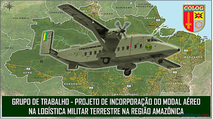 O Projeto de Incorporação do Modal Aéreo na Logística Militar Terrestre na Região Amazônica vai receber quatro aviões C-23B SHERPA