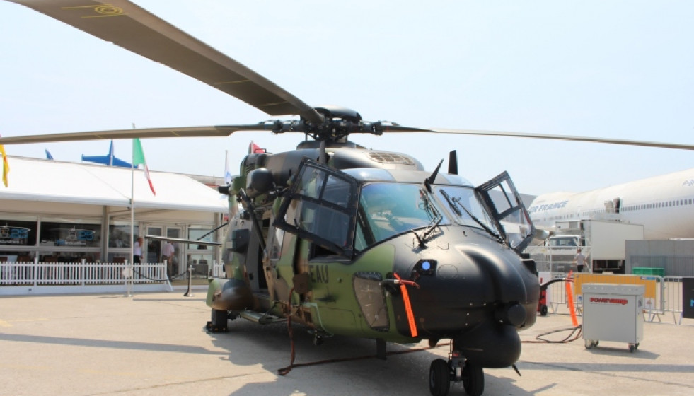 Helicóptero NH90 expuesto en Paris Air Show. Foto: Infodefensa.com
